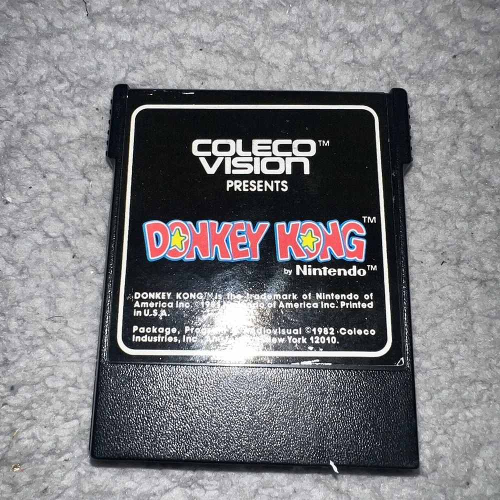 ColecoVision Donkey Kong Video Game Cartridge w/ Manual 1982